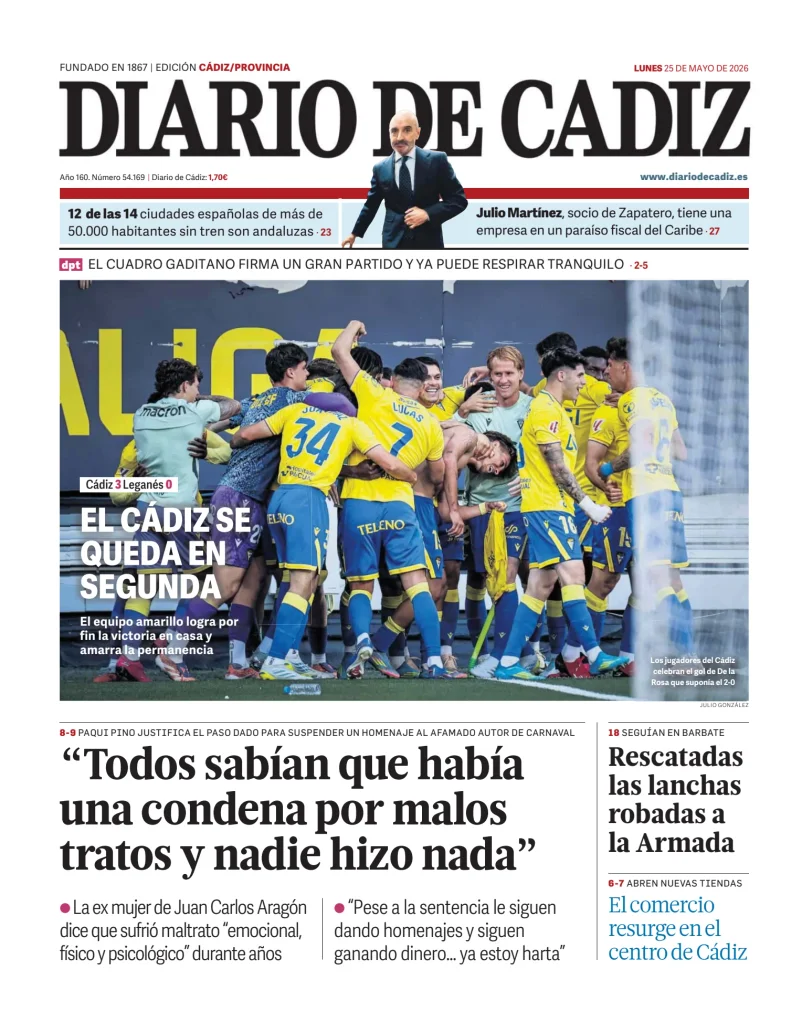 Diario de Cádiz — 25/05