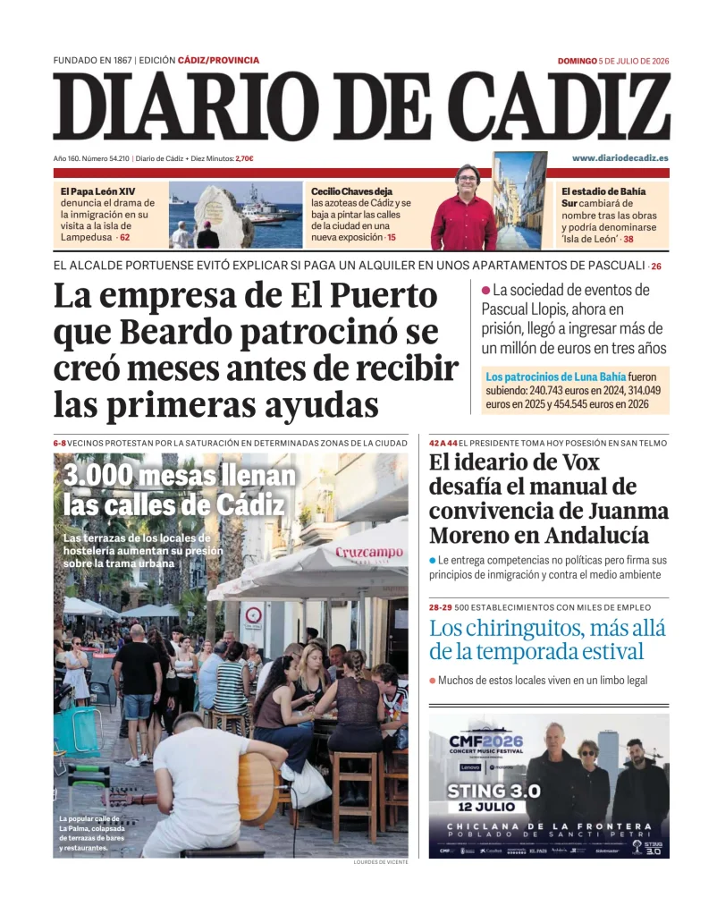 Diario de Cádiz — 05/07