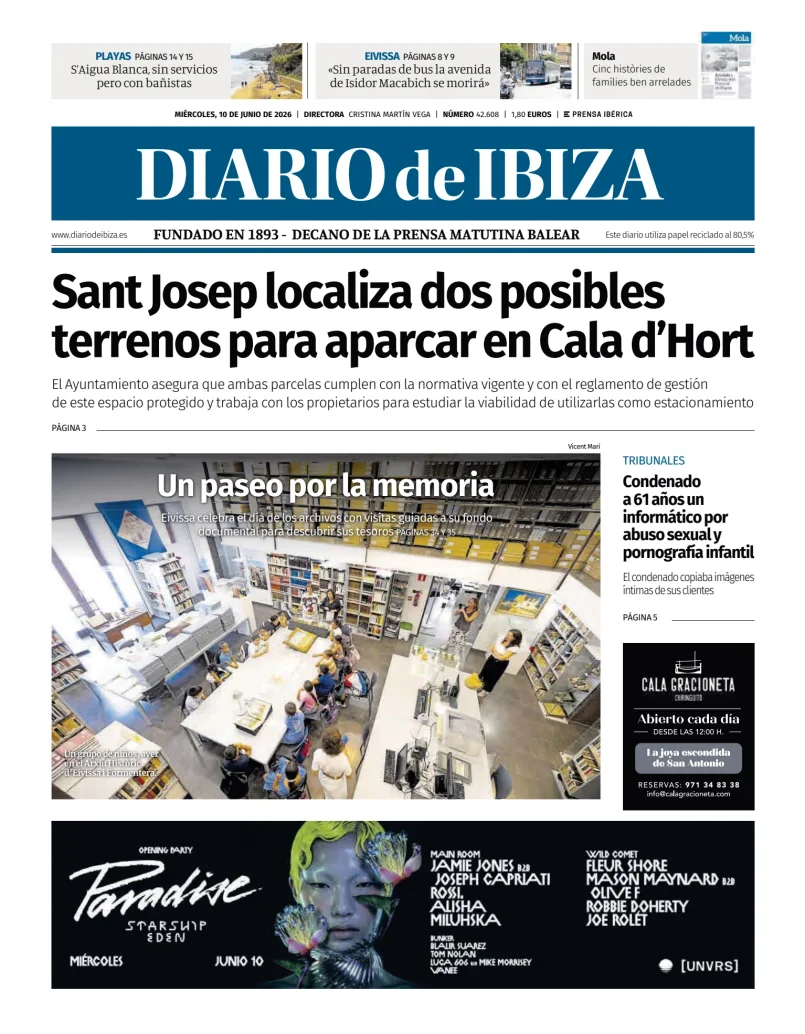Portada de Diario de Ibiza