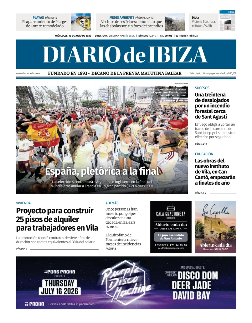 Diario de Ibiza — 15/07