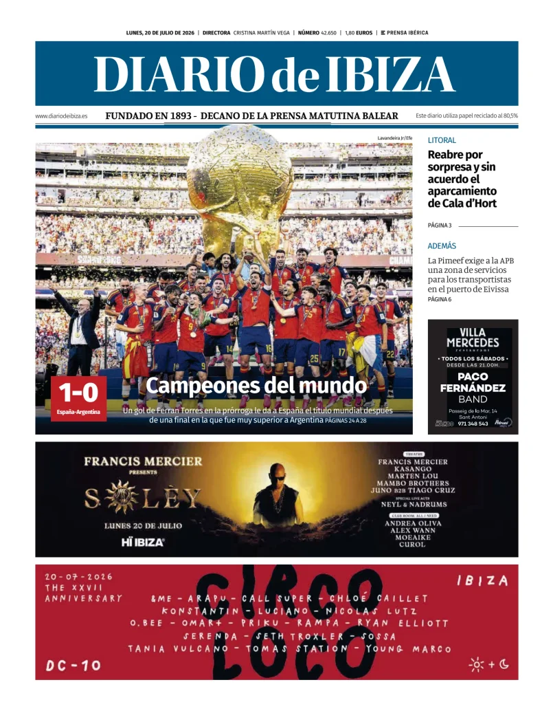 Diario de Ibiza — 20/07