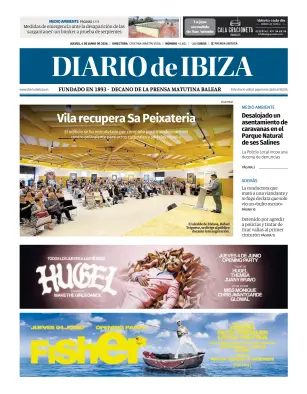 Portada de Diario de Ibiza, 4 de junio de 2026