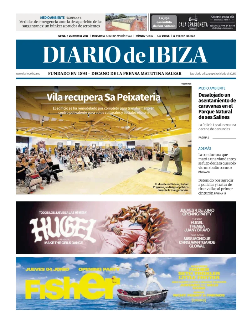 Portada de Diario de Ibiza