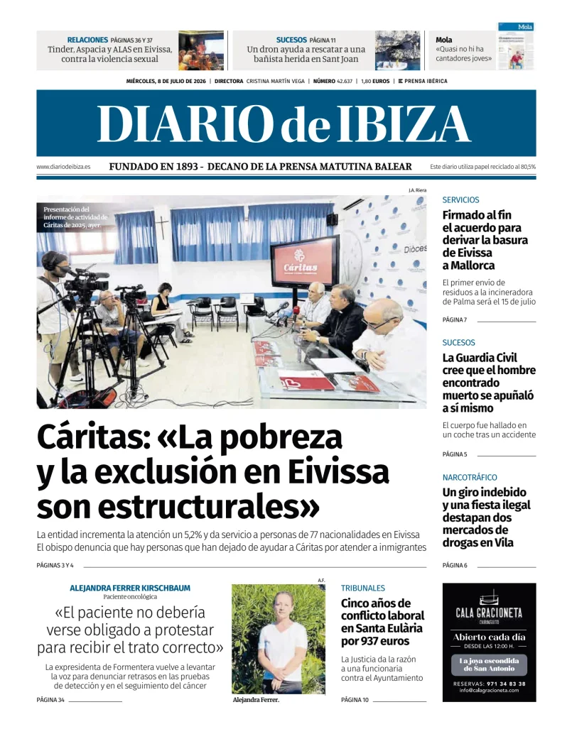 Portada de Diario de Ibiza