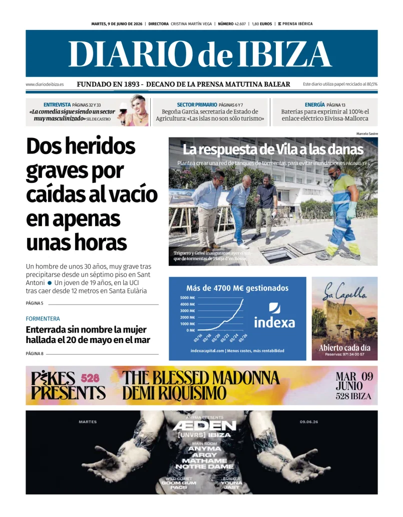 Portada de Diario de Ibiza