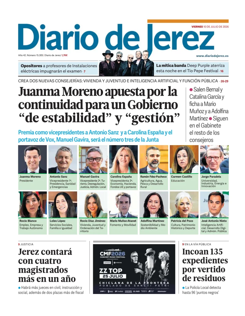 Portada de Diario de Jerez
