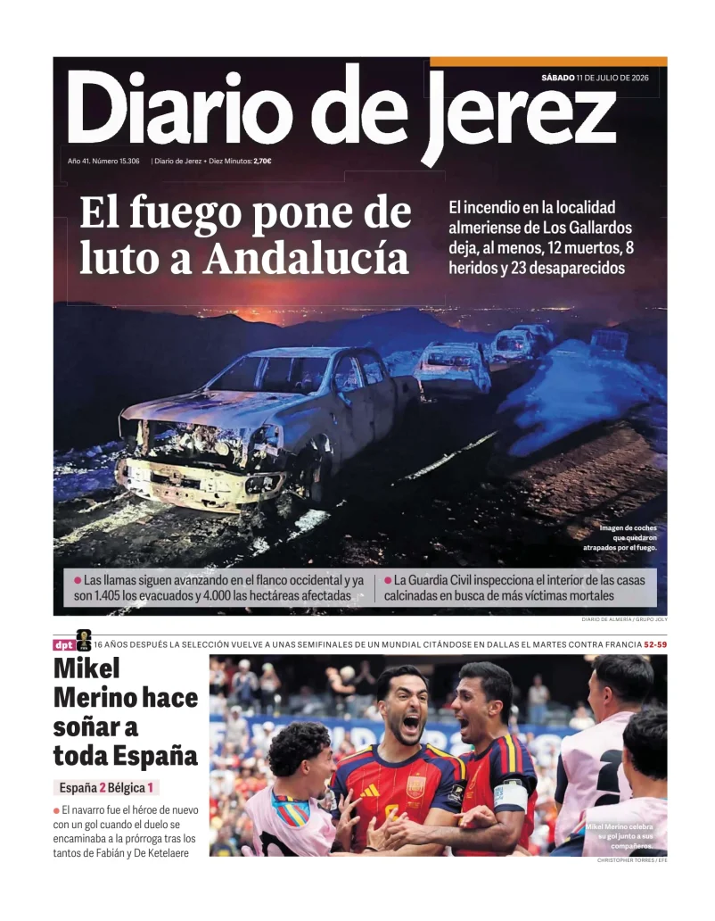 Portada de Diario de Jerez