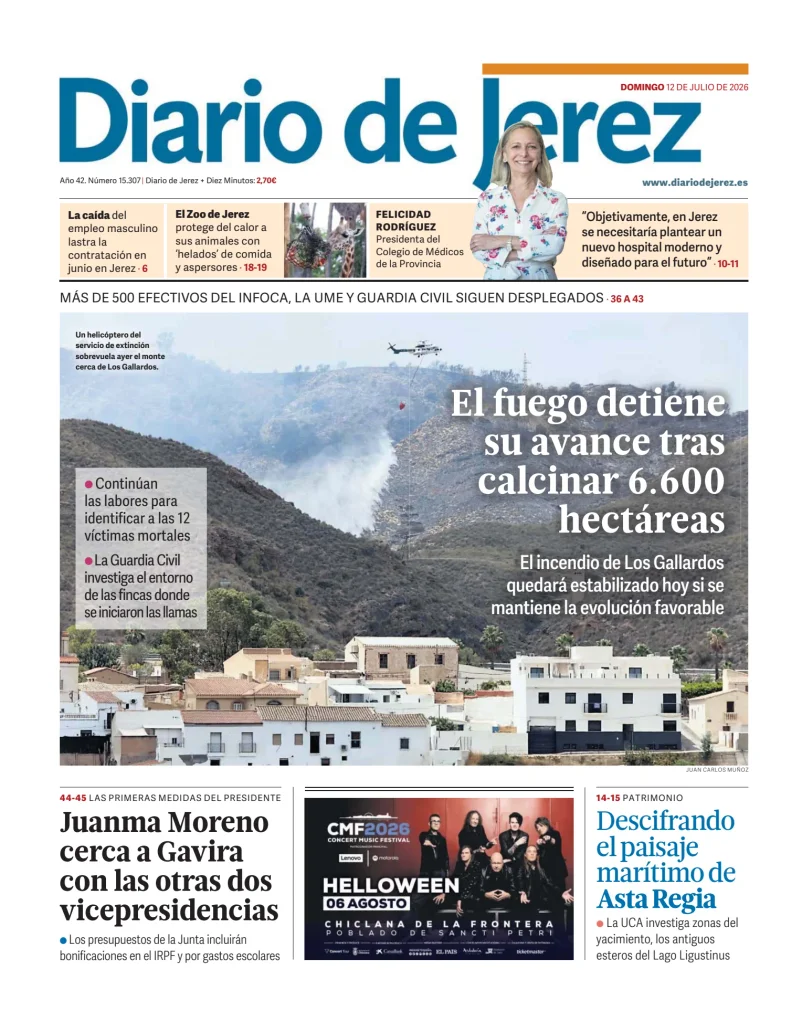 Portada de Diario de Jerez
