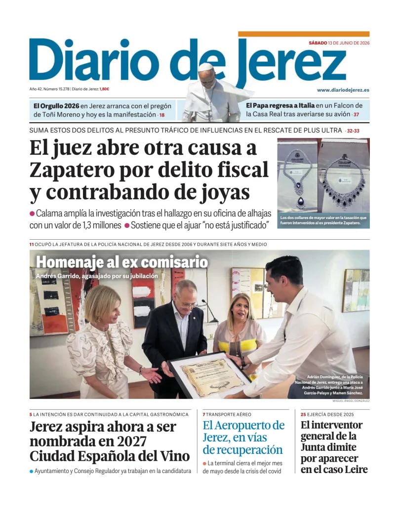 Portada de Diario de Jerez