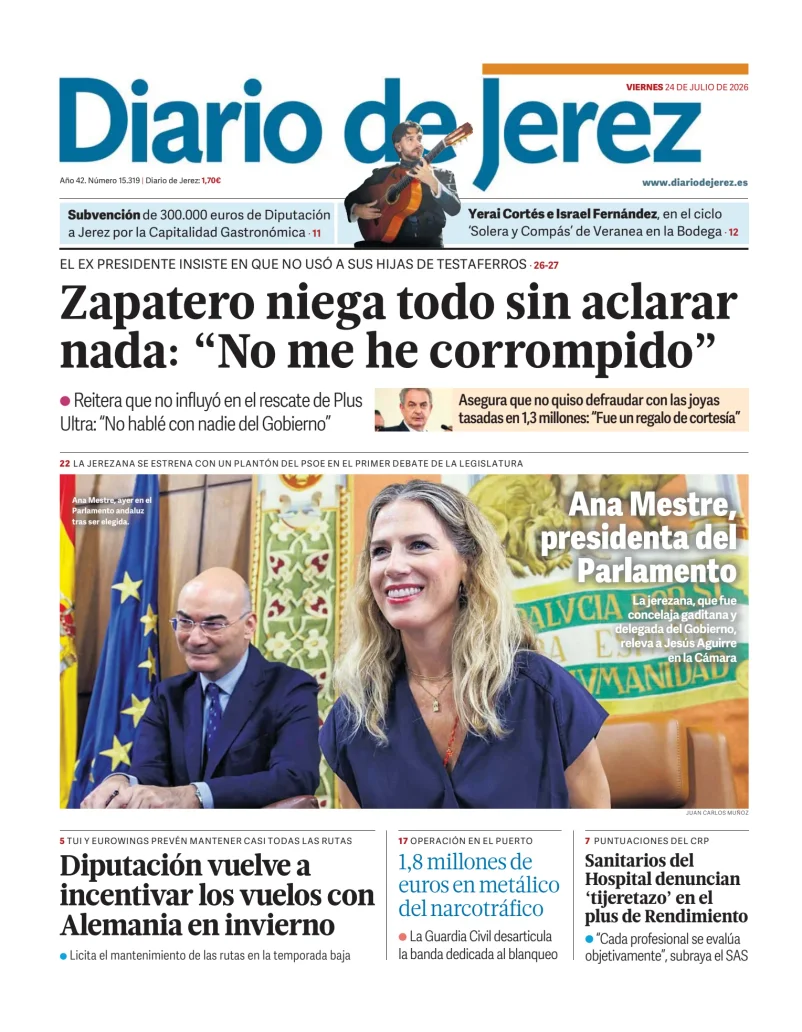 Portada de Diario de Jerez