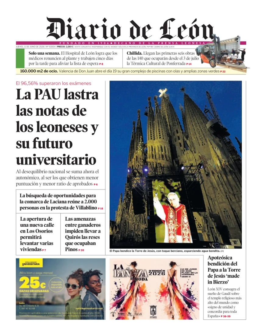 Portada de Diario de León