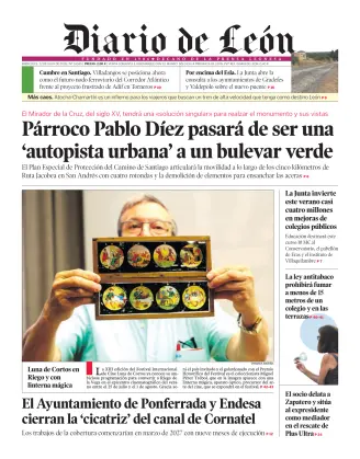 Portada de Diario de León, 22 de julio de 2026