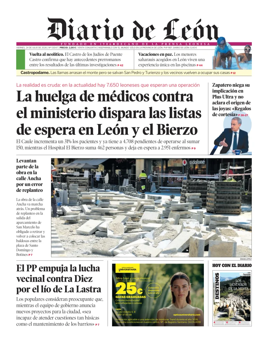 Portada de Diario de León