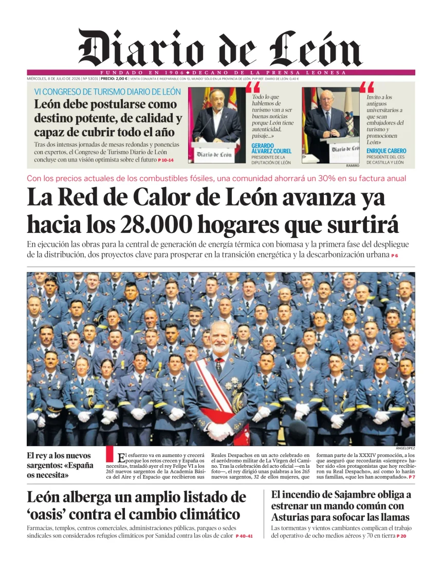 Portada de Diario de León