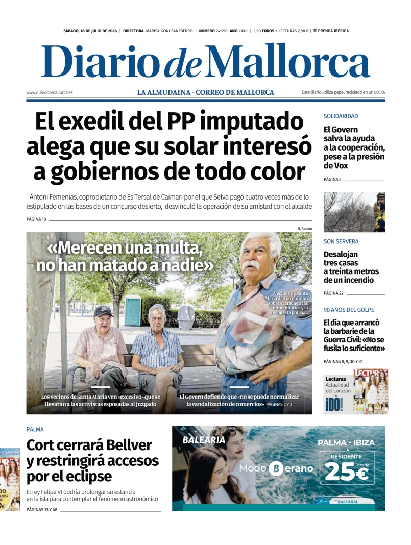 Diario de Mallorca — 18/07