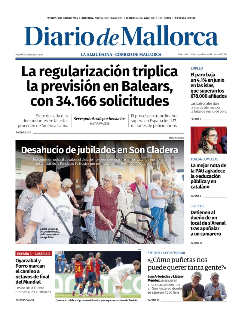 Diario de Mallorca — 03/07