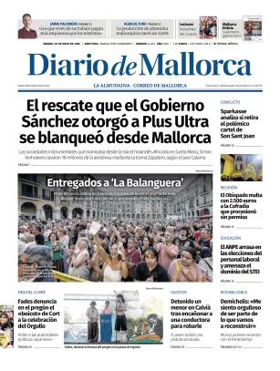 Portada de Diario de Mallorca, 30 de mayo de 2026