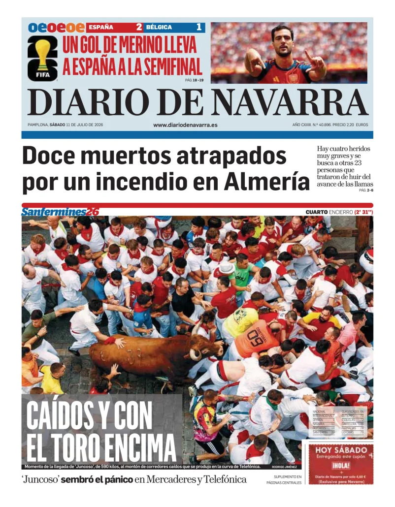 Portada de Diario de Navarra