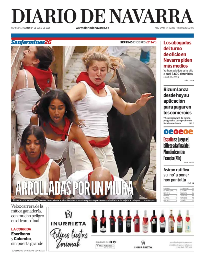Diario de Navarra — 14/07