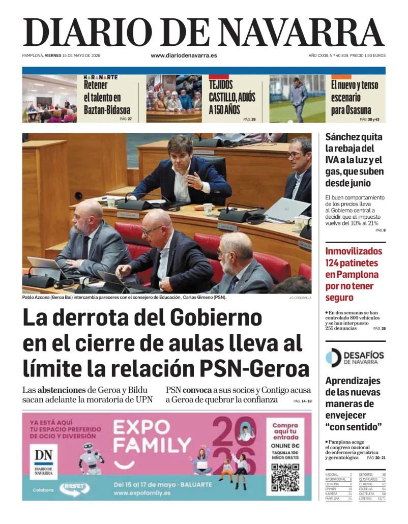 Diario de Navarra — 15/05