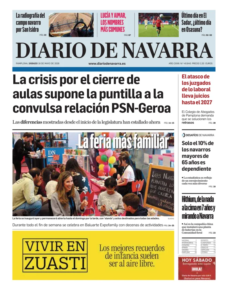 Diario de Navarra — 16/05