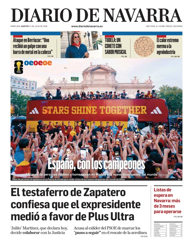 Diario de Navarra — 21/07
