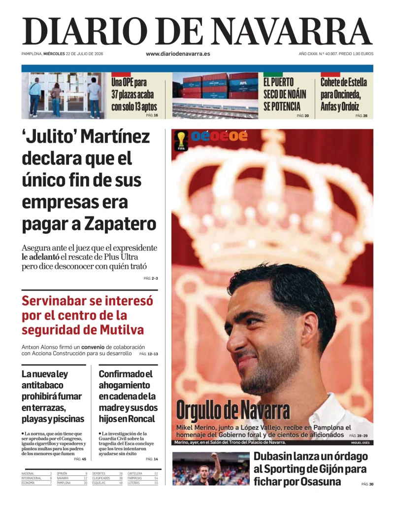 Diario de Navarra — 22/07