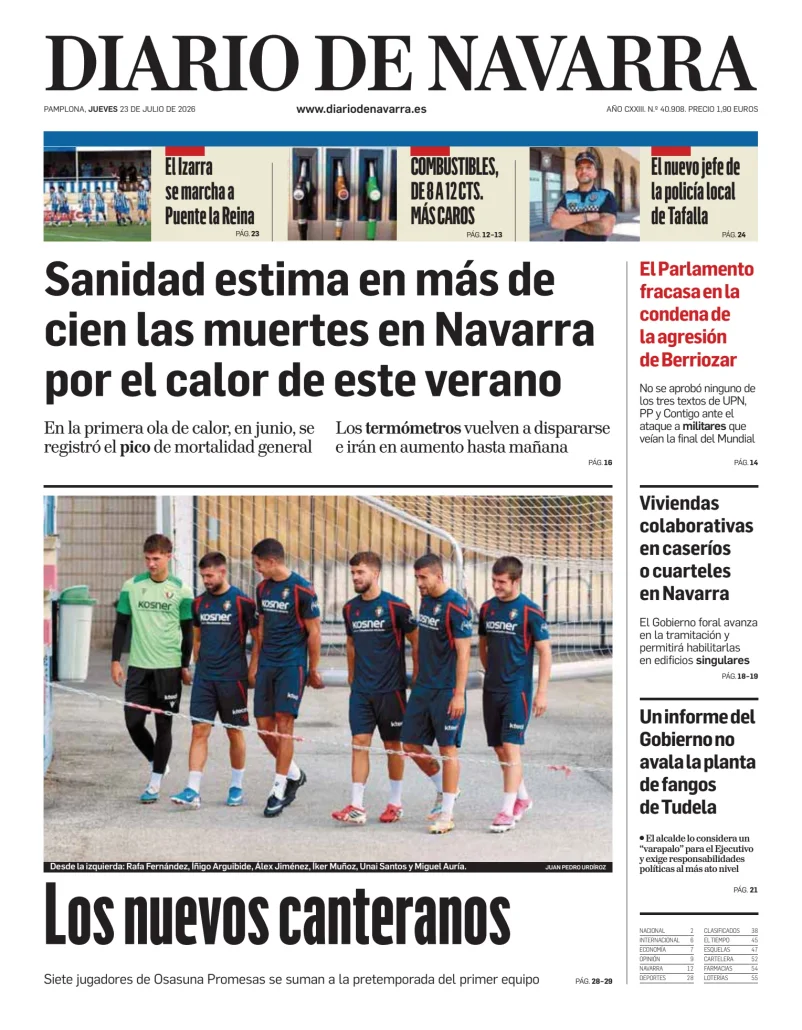 Diario de Navarra — 23/07