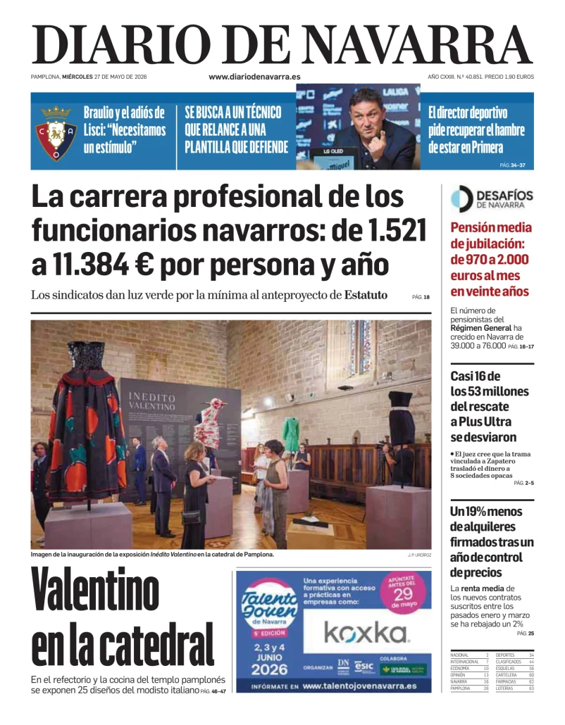 Diario de Navarra — 27/05