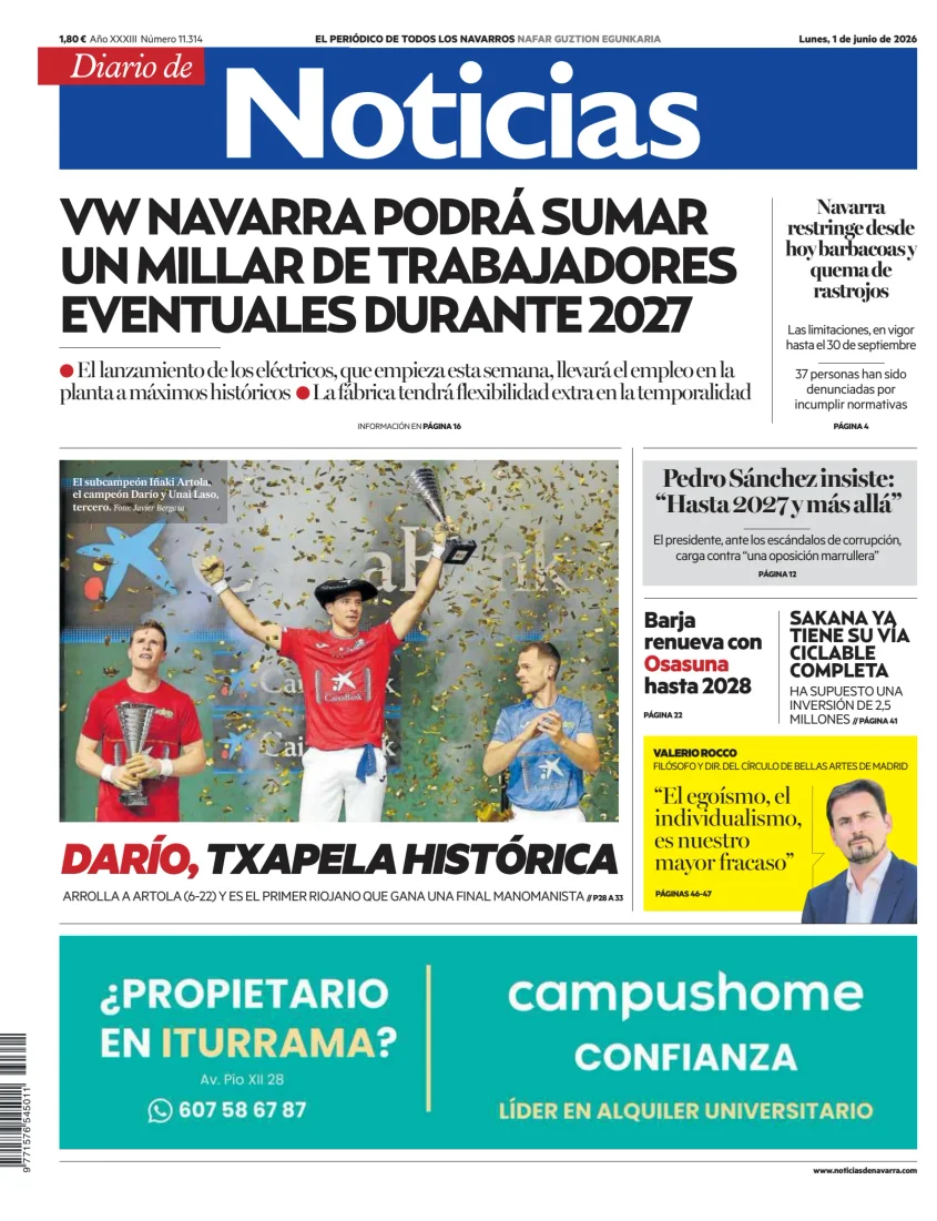 Diario de Noticias (Spain) — 01/06