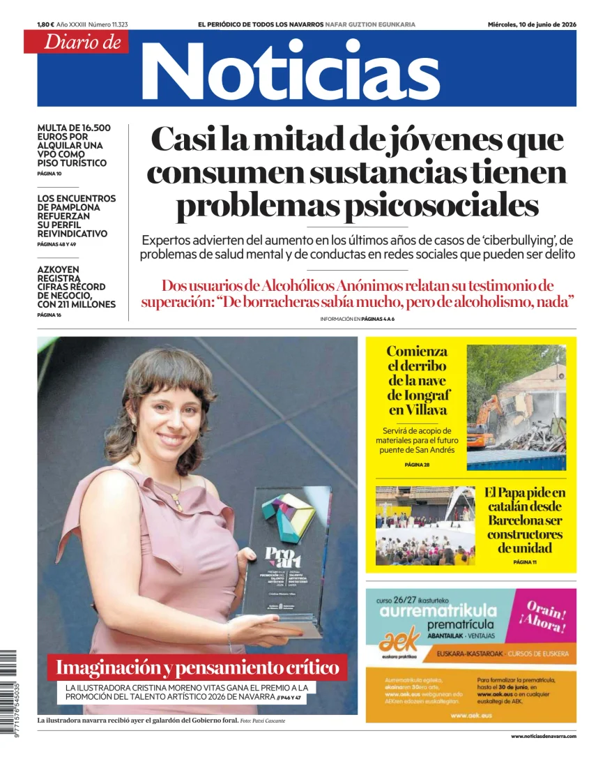 Portada de Diario de Noticias (Spain)