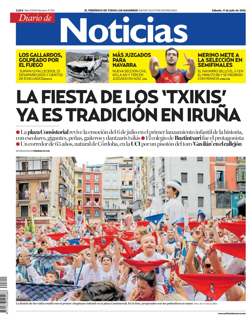 Portada de Diario de Noticias (Spain)