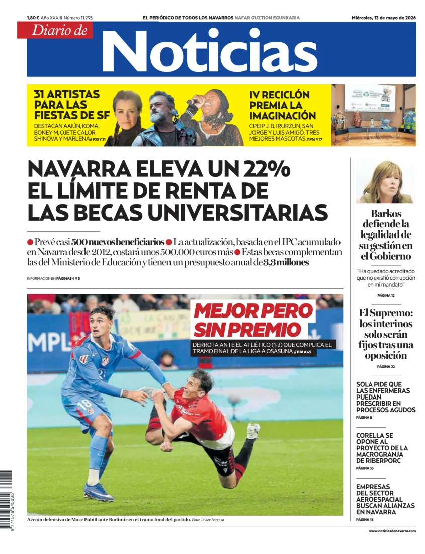 Diario de Noticias (Spain) — 13/05