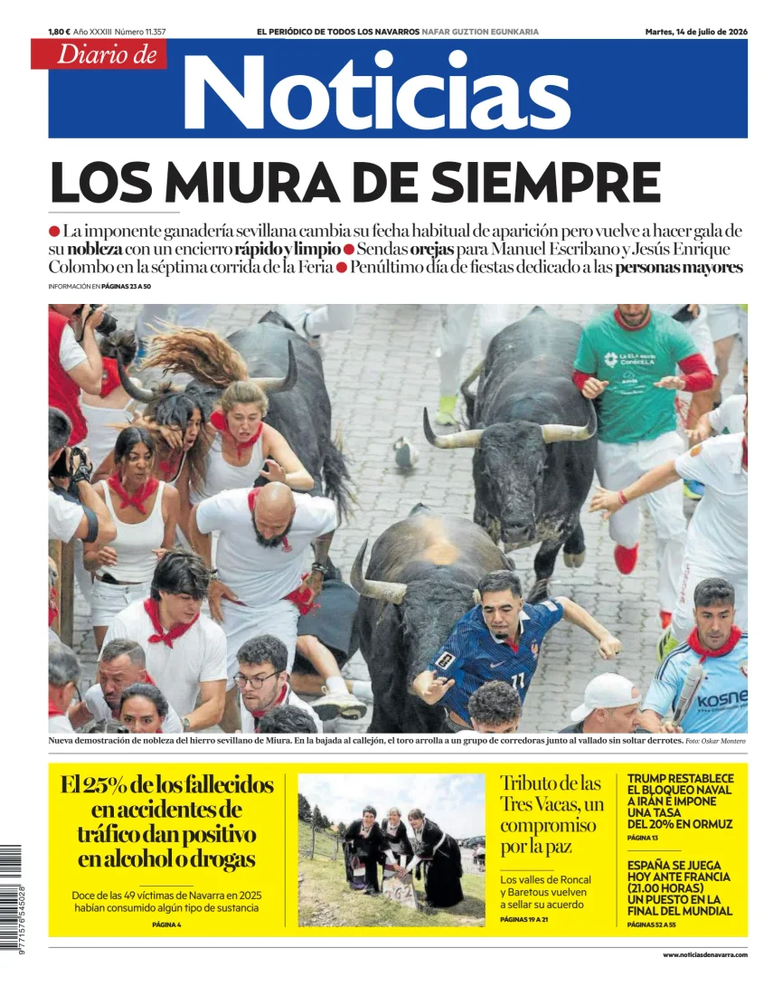 Diario de Noticias (Spain) — 14/07