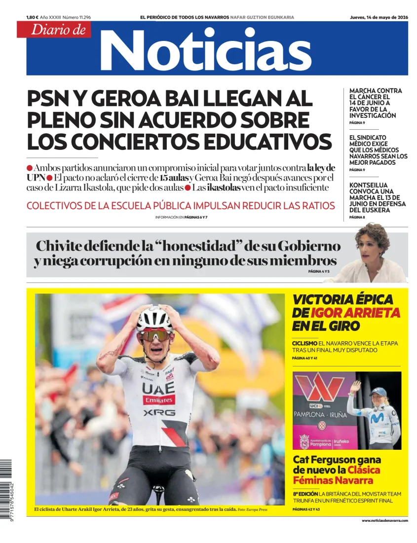 Diario de Noticias (Spain) — 14/05