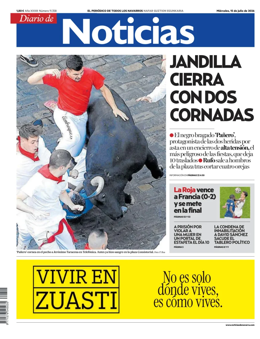 Diario de Noticias (Spain) — 15/07