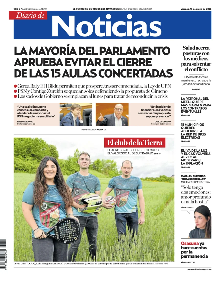 Diario de Noticias (Spain) — 15/05
