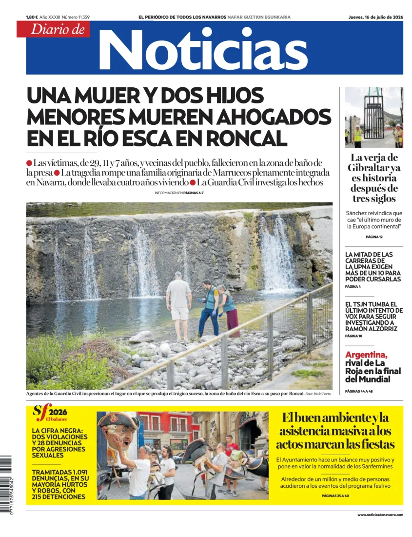 Diario de Noticias (Spain) — 16/07