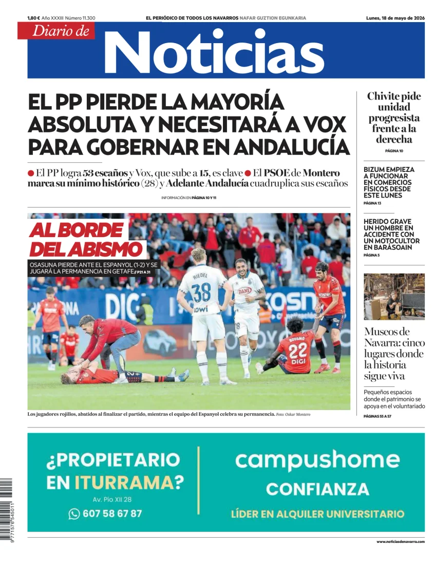 Diario de Noticias (Spain) — 18/05