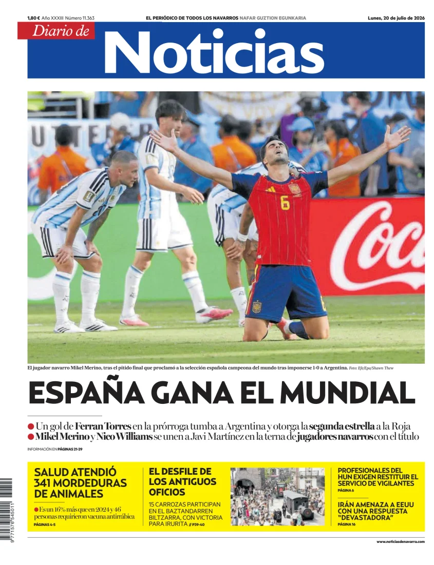 Diario de Noticias (Spain) — 20/07