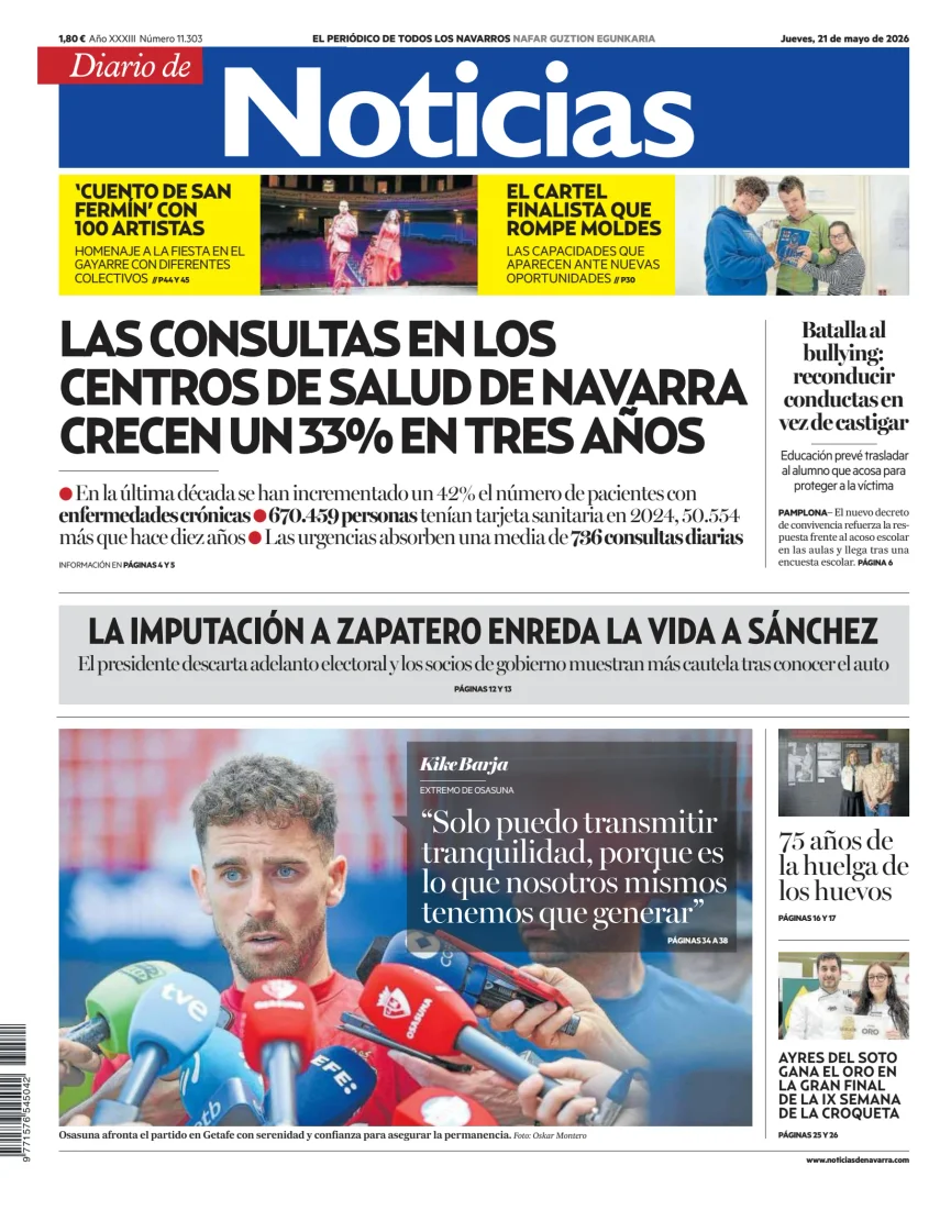 Diario de Noticias (Spain) — 21/05