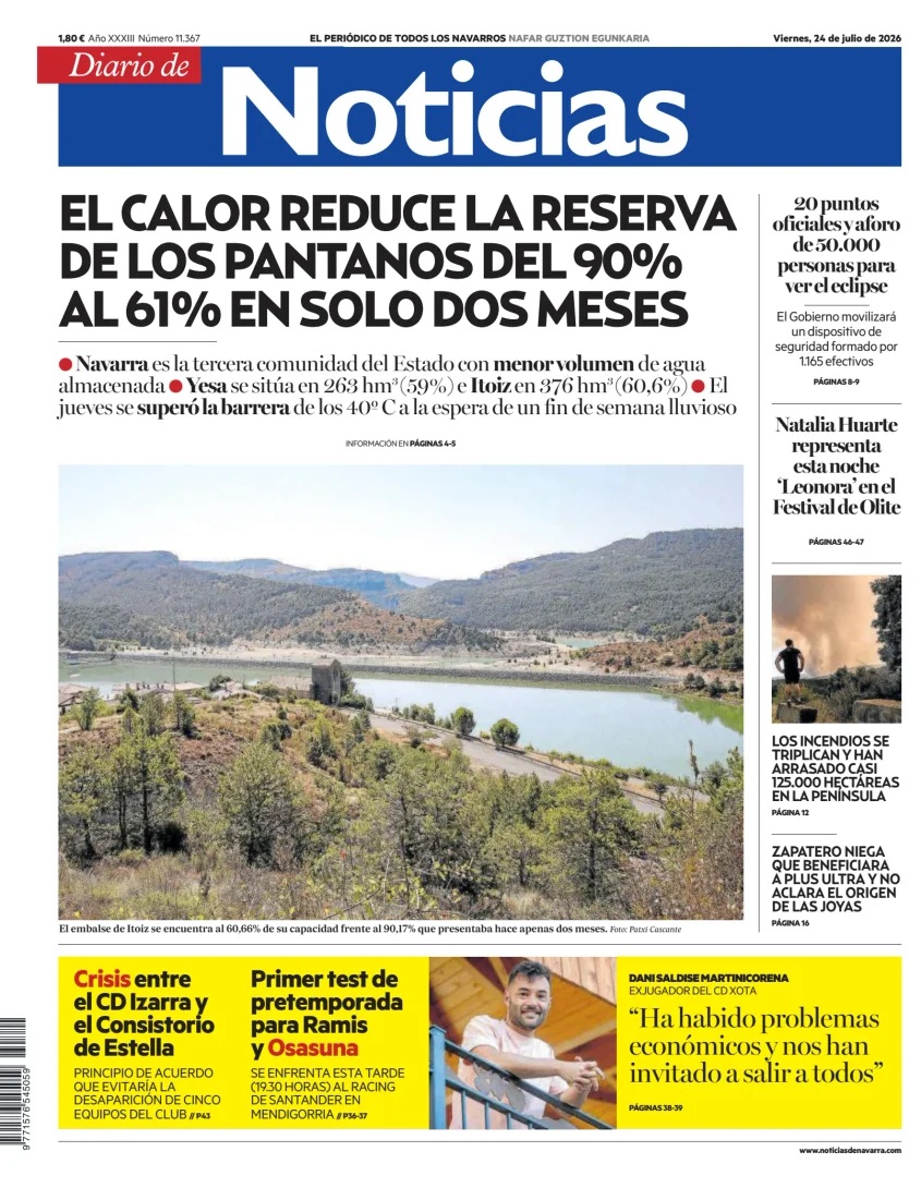 Portada de Diario de Noticias (Spain)