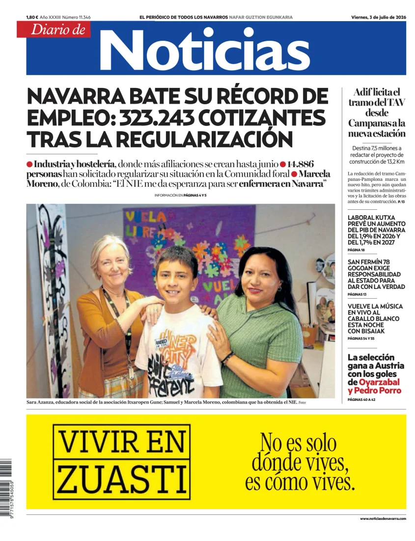 Diario de Noticias (Spain) — 03/07