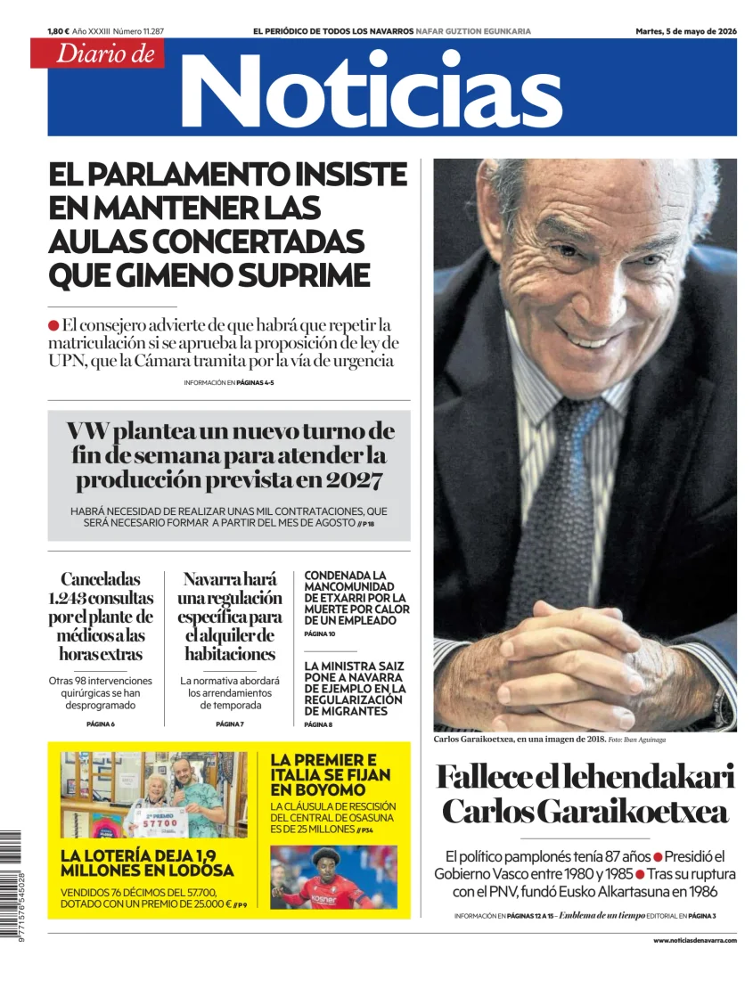 Diario de Noticias (Spain) — 05/05