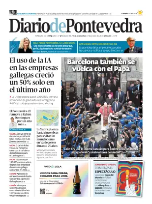 Portada de Diario de Pontevedra, 10 de junio de 2026