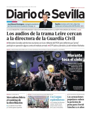 Portada de Diario de Sevilla, 5 de junio de 2026