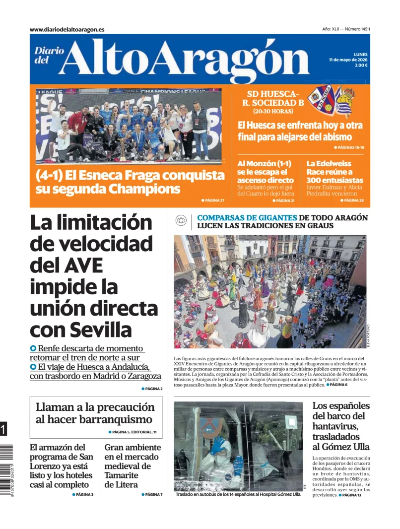 Diario del Alto Aragón — 11/05