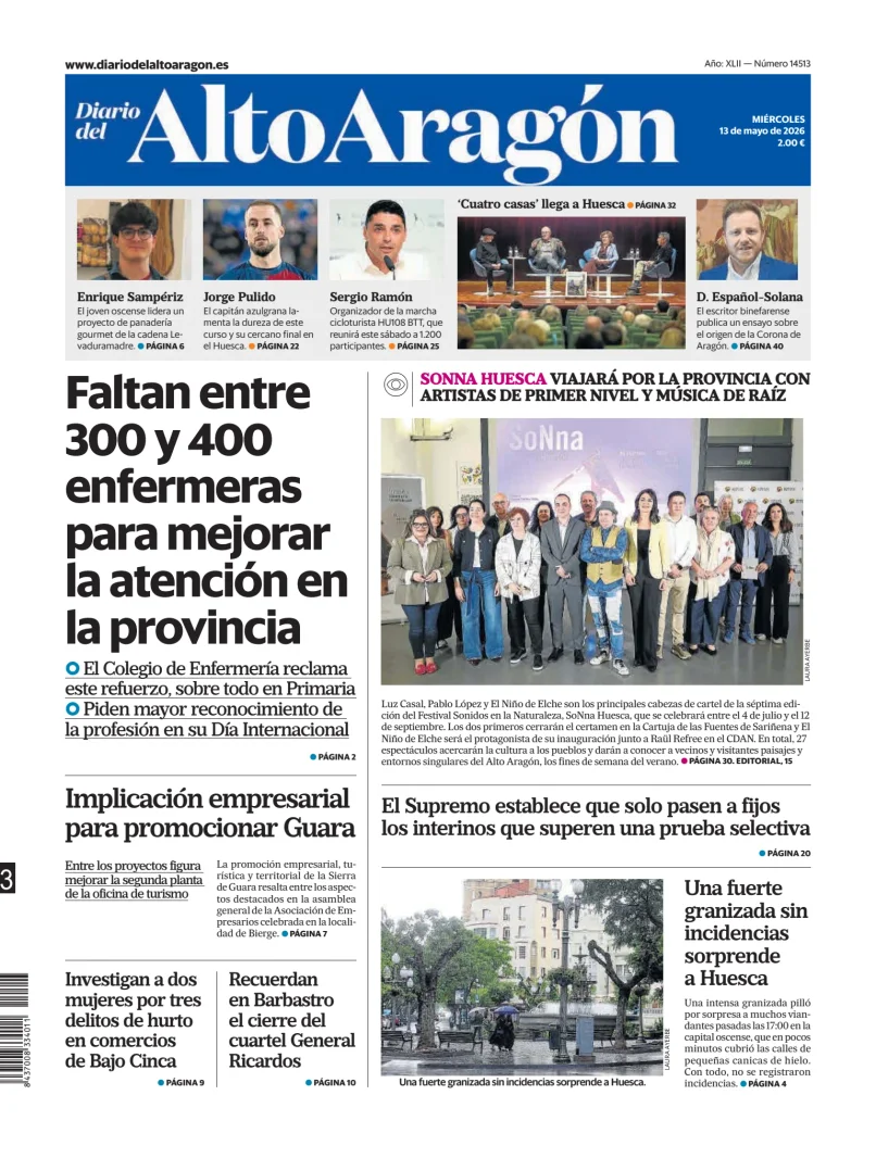 Diario del Alto Aragón — 13/05