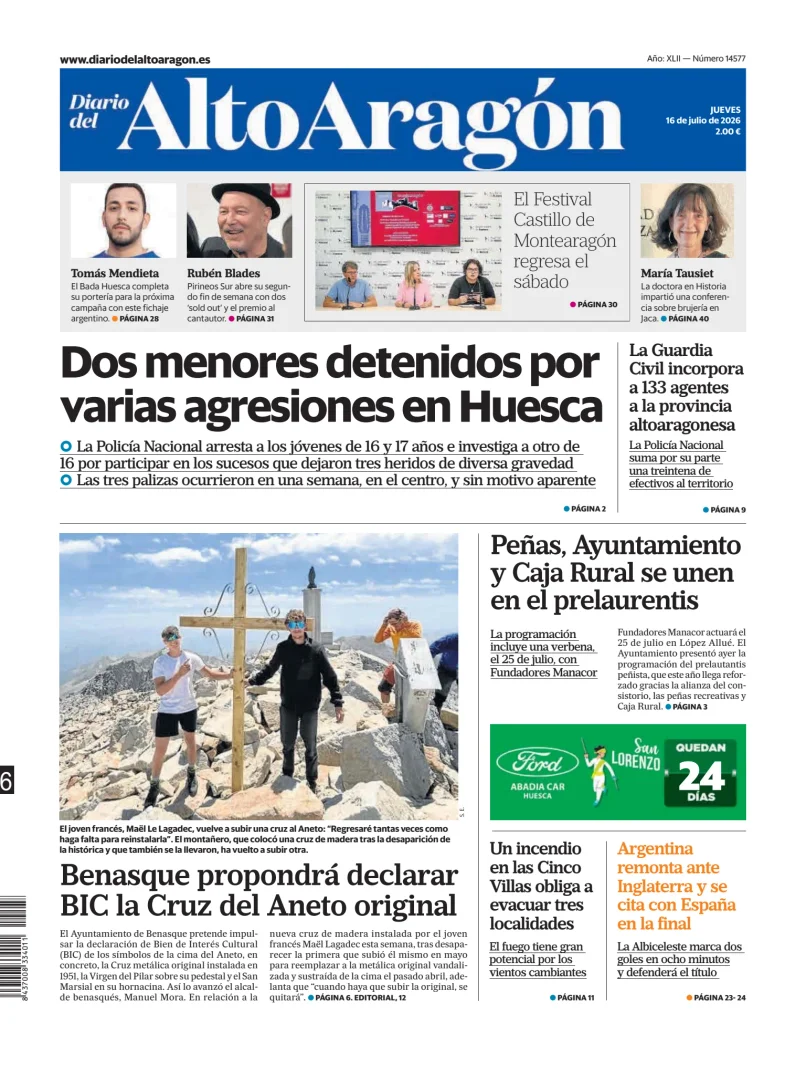 Diario del Alto Aragón — 16/07