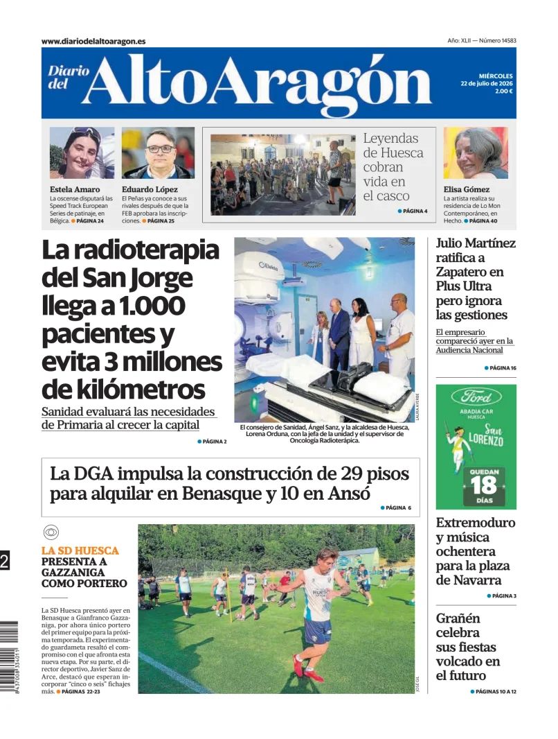 Diario del Alto Aragón — 22/07
